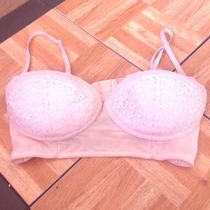 Pink Corset Bra